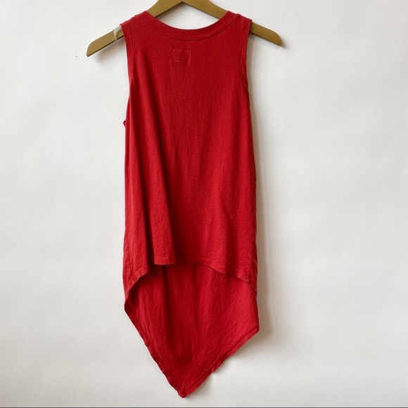 Bravado Sleeveless Tee Tunic Tank Top Drake Graphic Print Red Y2K Women's Small - Picture 5 of 5